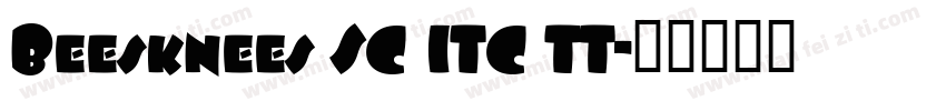 Beesknees SC ITC TT字体转换